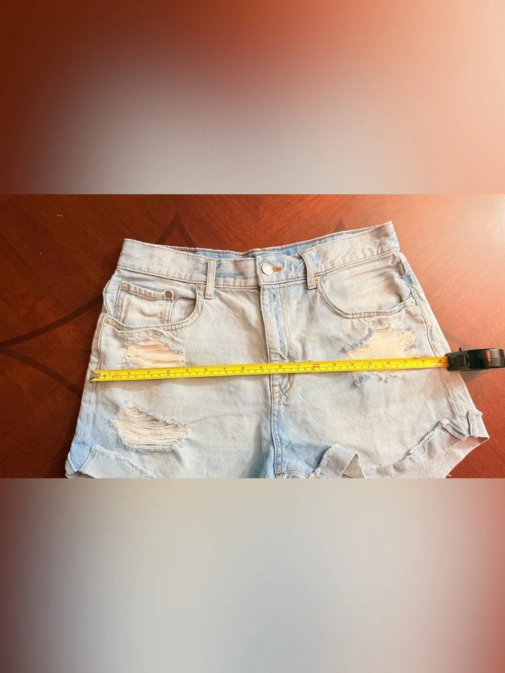 Aeropostale Light Blue Denim Shorts